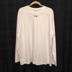 Men’s White Long Sleeve UA T-Shirt